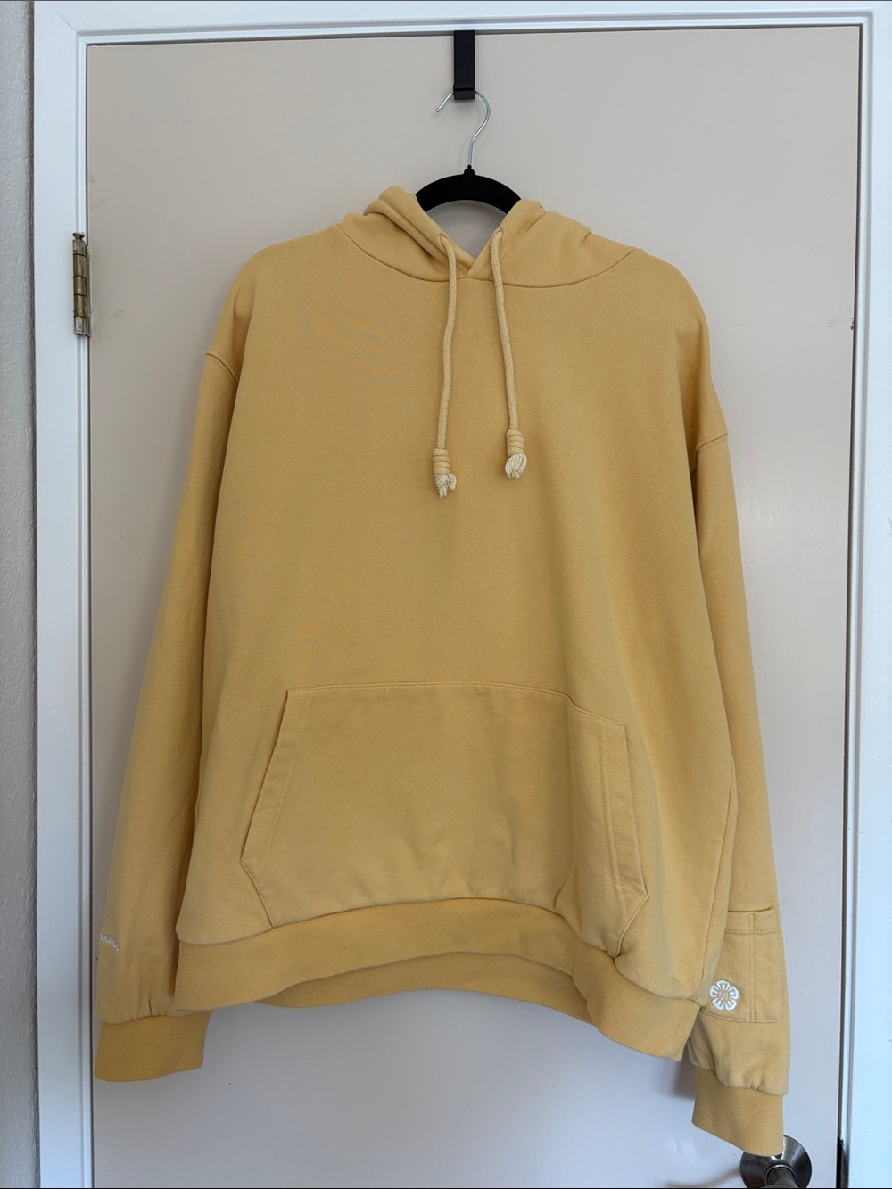 Sundae School Men's Yellow Hoodie, M